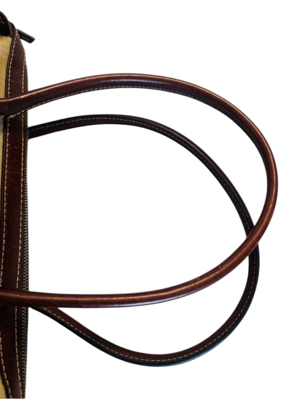 DOONEY AND BOURKE ‘LUCIA’ DOUBLE POCKET SIGNATURE SATCHEL VINTAGE - Picture 7 of 11